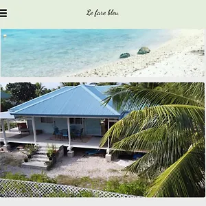 Homestay Le Fare Bleu Rangiroa, Tiputa